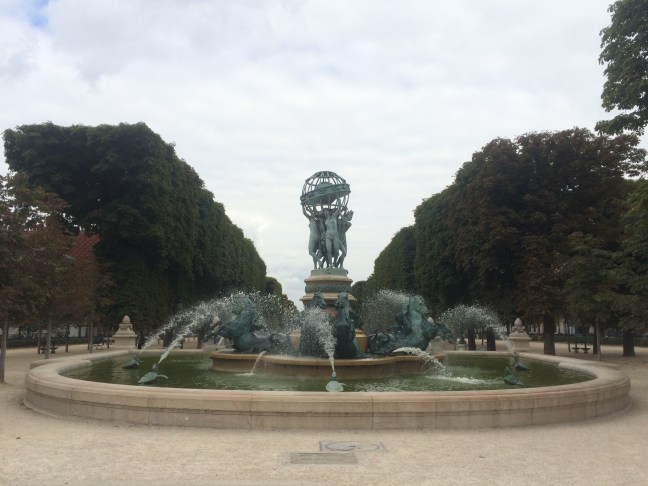 Fountain just outside the garden.